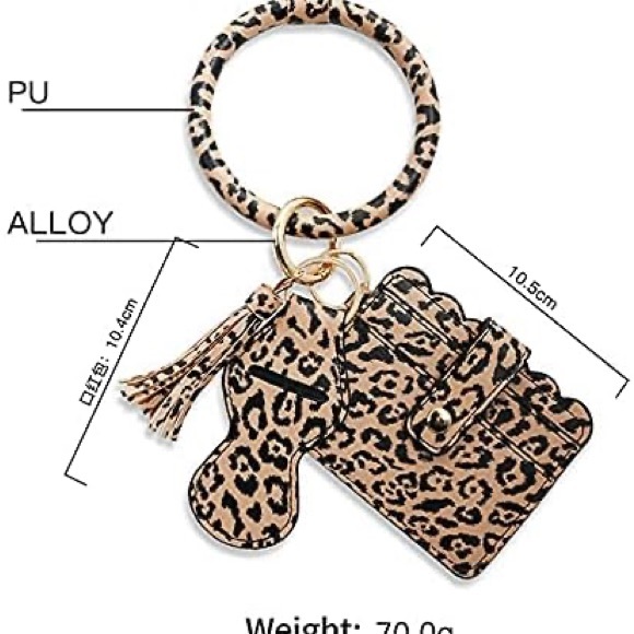 Key Chain Bracelet Chapstick Holder   Credit Card Holder Wallet tassel - Picture 8 of 8